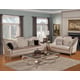 Luxury Pearl Silk Chenille Solid Wood Sofa Set 5Pcs Benetti's Sofia Classic 