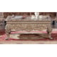 Silver & Gold Hand Carved Wood Coffee Table Homey Design Hd-1101S Classic 