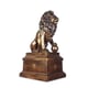 Antique Bronze with Polished Accents Lion with Right Ball Homey Design HD-AC71159