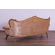 Luxury Black & Sand Wood Trim AUGUSTUS II Sofa EUROPEAN FURNITURE Traditional