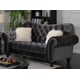 Gray Velvet Sofa Set 3Pcs Transitional Cosmos Furniture Gracie