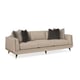 Neutral Congo Taupe Fabric Contemporary Sofa HOLD ME UP by Caracole 
