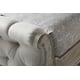 Traditional Oak Finish Tufted Upholstered King Sleigh Bedroom Set 3Pcs HD-80005