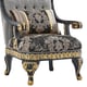 Classic Black/Gold Wood Chair Homey Design HD HD-9013-CHAIR