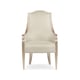  Blush Taupe Finish Upholstered Inside and Outside ADELA ARM CHAIR Set 2 Pcs by Caracole 