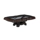 Luxury Exposed Dark Wood Frame Cocktail Table Special Order Benetti's Firenza