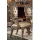 Antique Gold & Perfect Brown Dining Room Set 10Pcs Traditional Homey Design HD-8018