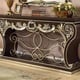 Brown Cherry Carved Wood Console Table Traditional Homey Design HD-213