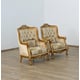 Imperial Luxury Brown & Gold LUXOR II Arm Chair EUROPEAN FURNITURE Classic