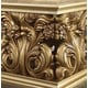 Metallic Bright Gold Finish Coffee Table Traditional Homey Design HD-8016