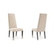 Cream Fabric Upholstered Chair Set 2Pcs THE MASTERS DINING SIDE CHAIR by Caracole