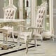 Traditional Gold & Antique White Solid Wood Dining Room Set 9Pcs Homey Design HD-959