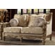 Homey Design HD-205 Antique Gold Finish Victorian Living Room Sofa Set 7Pcs Carved Wood