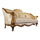 Luxury Gold & Bronze CARLOTTA Sofa EUROPEAN FURNITURE Traditional Classic