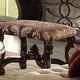 Homey Design HD-1629 Victorian Upholstery Cappuccino Sectional Living Room Set 8Pcs