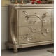 Homey Design HD-13005 Traditional Luxury Pearl White Finish Bedroom Set 6Pcs