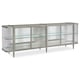 Glass Doors and Shelves Brushed Nickel Sideboard STOP AND STARE by Caracole 