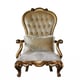 Luxury Gold & Bronze CARLOTTA Sofa Set 3Pcs EUROPEAN FURNITURE Traditional Classic