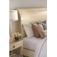 Old Hollywood Style Platinum Blonde Finish CAL King Bed KEEP UNDER WRAPS by Caracole 