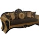Royal Luxury Black & Gold Damask EMPERADOR Sofa EUROPEAN FURNITURE 