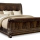 Traditional 18th Century Cherry Wood Queen Sleigh Bedroom Set 5Pcs HD-80002