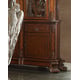 Brown Cherry Finish Wood China Cabinet Traditional Homey Design HD-124 