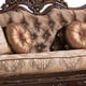 Cherry Finish Wood Sofa Set 3Pcs Traditional Cosmos Furniture Zoya