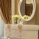 Luxury Cream Finish Metal Accents Dresser Contemporary Homey Design HD-901