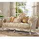 Plantation Cove White Sofa & Loveseat Set 2Pcs Traditional Homey Design HD-2669