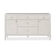 Oyster & White Capiz Shell Finish Contemporary Dresser MOONRISE by Caracole 