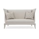 Twilight Grey Cover Traditional  Loveseat Set 2Pcs Double Date by Caracole 