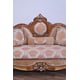 Imperial Luxury Brown & Silver Gold RAFFAELLO II Sofa EUROPEAN FURNITURE