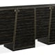 Striated Ebony W/ Lucent Bronze Metallic Paint EDGE CREDENZA by Caracole 