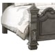 Gray Finish Wood King Panel Bed Transitional Cosmos Furniture Silvy