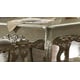 Champagne Gold Dining Table Carved Wood Traditional Homey Design HD-13012-G
