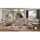 Silver Finish Wood Armchair Transitional Cosmos Furniture Ariel