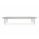 Ivory Wash & Stone Manor Extandable Dining Table LILLIAN by Caracole 