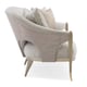 Ultra-Plush Fabric in Neutral Shades Accent Chair PRETTY LITTLE THING by Caracole 