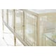 Clear Glass & Whisper of Gold Finish Cabinet WORTH ITS WEIGHT IN GOLD by Caracole 