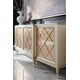 Soft Silver Paint & Whisper of Gold Console Table STAR OF THE SHOW by Caracole 