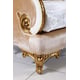 Luxury Beige & Gold Wood Trim ROSABELLA Chair EUROPEAN FURNITURE Traditional