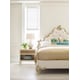 Luxuriously Cream & Gold Upholstered King Bed FONTAINEBLEAU by Caracole 