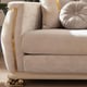 Modern Beige Composite Wood Sofa Set 2Pc Traditional Homey Design HD-9003