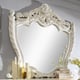 Antiqued White & Gold Brush Highlights King Bedroom Set 5Pcs Homey Design HD-1806
