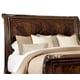 Traditional 18th Century Cherry Wood Queen Sleigh Bed HD-80002
