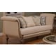 Luxury Silk Chenille Sofa Set 2 Ps Carved Wood HD-90024 Classic Traditional