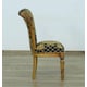 Luxury Antique Bronze & Black VALENTINA Dining Chair Set 2P EUROPEAN FURNITURE 