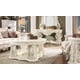 White Gloss Finish End Table Set 2Pcs Traditional Homey Design HD-8089