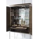 Sepia & Smoked Stainless Paint Bar Cabinet LA MODA BAR CABINET by Caracole 
