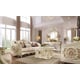 White Gloss Finish Coffee Table Traditional Homey Design HD-8089 